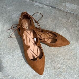 Mossimo Supply Co. Women's Brown Suede Flats